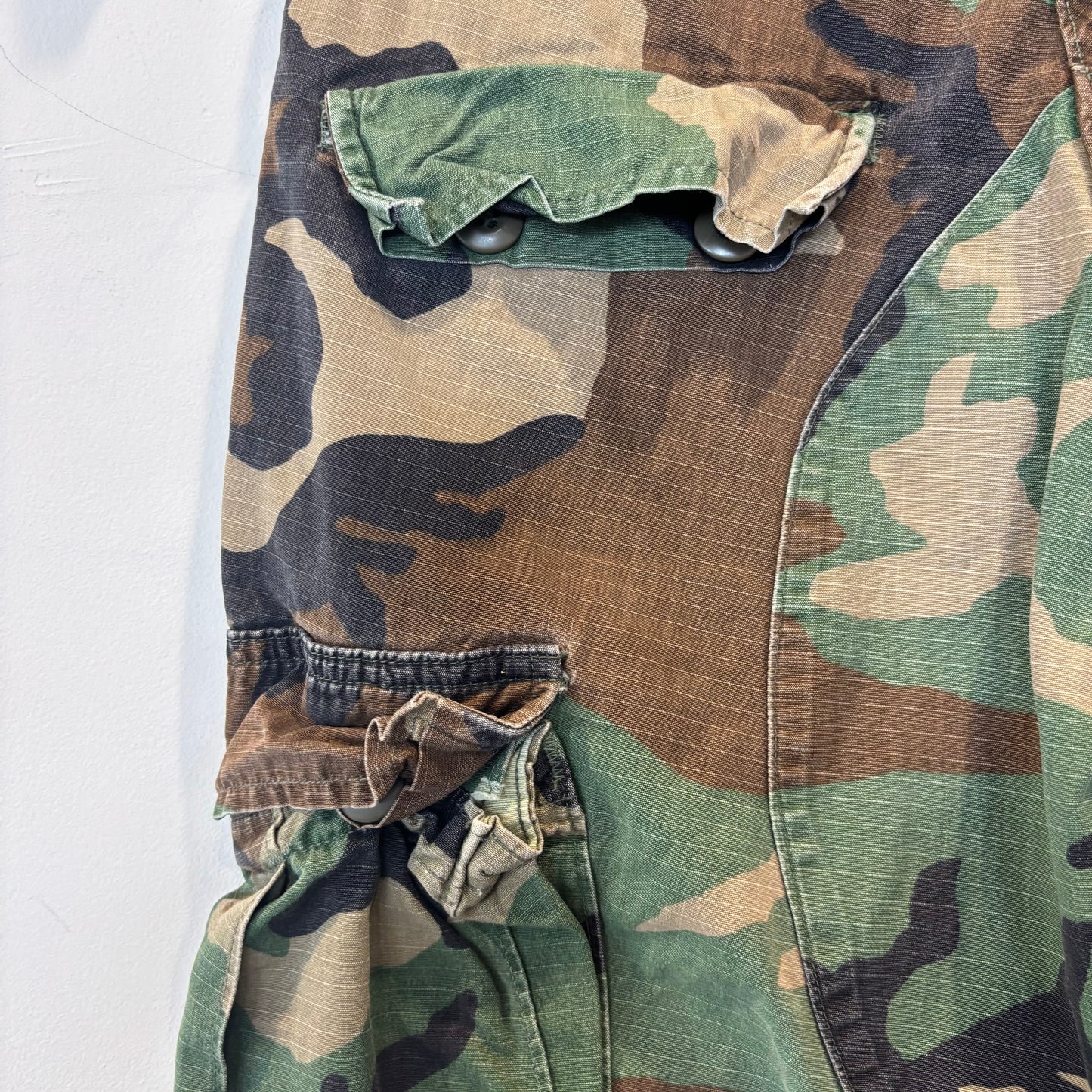 80's U.S.ARMY "HOT Weather"ウッドランドカモ コンバットカーゴパンツ (S-R)/B2337P-SO