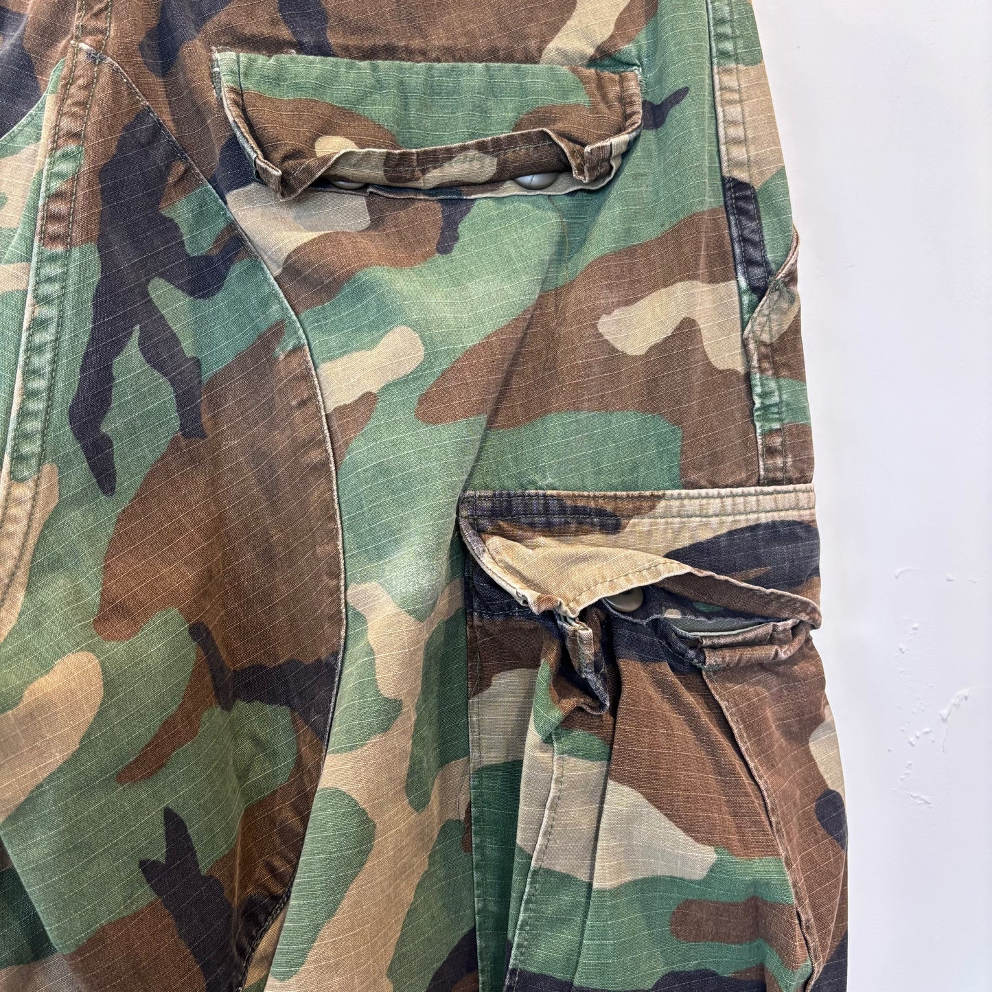 80's U.S.ARMY "HOT Weather"ウッドランドカモ コンバットカーゴパンツ (S-R)/B2337P-SO