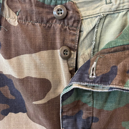 80's U.S.ARMY "HOT Weather"ウッドランドカモ コンバットカーゴパンツ (S-R)/B2337P-SO