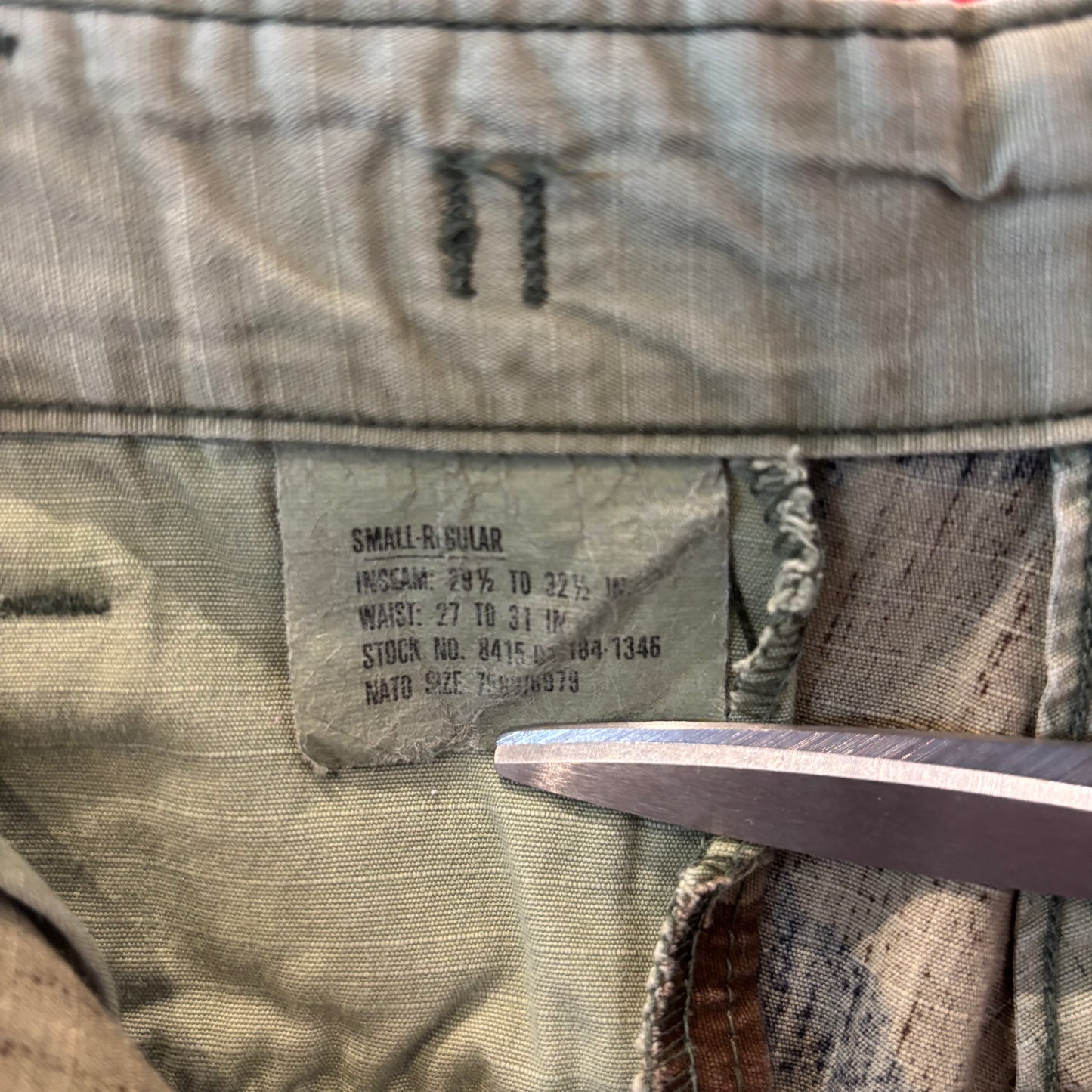 80's U.S.ARMY "HOT Weather"ウッドランドカモ コンバットカーゴパンツ (S-R)/B2337P-SO