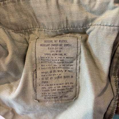 80's U.S.ARMY "HOT Weather"ウッドランドカモ コンバットカーゴパンツ (S-R)/B2337P-SO