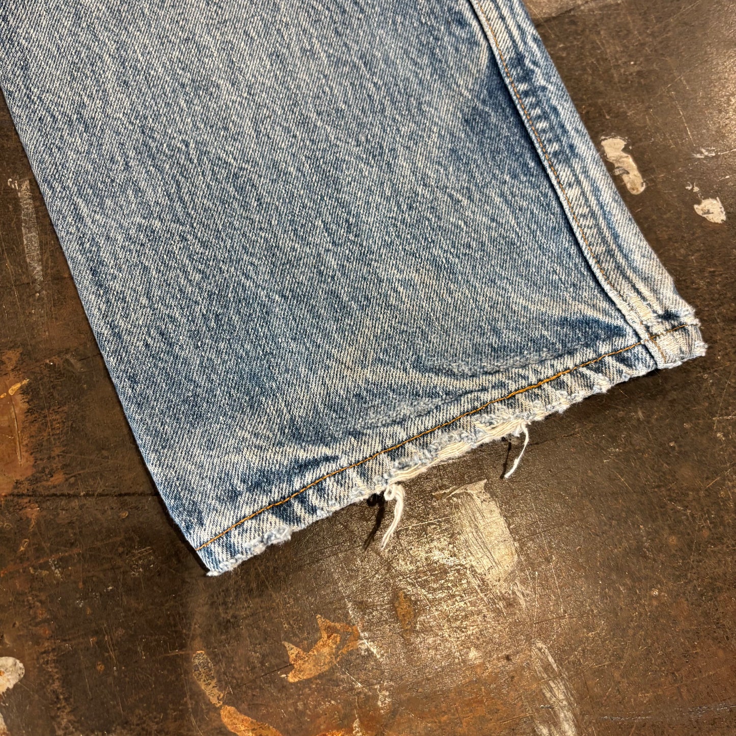 90's Levi's リーバイス 501 denim USA製 ダメージデニムパンツ (W35/L34) /A9719P-SO