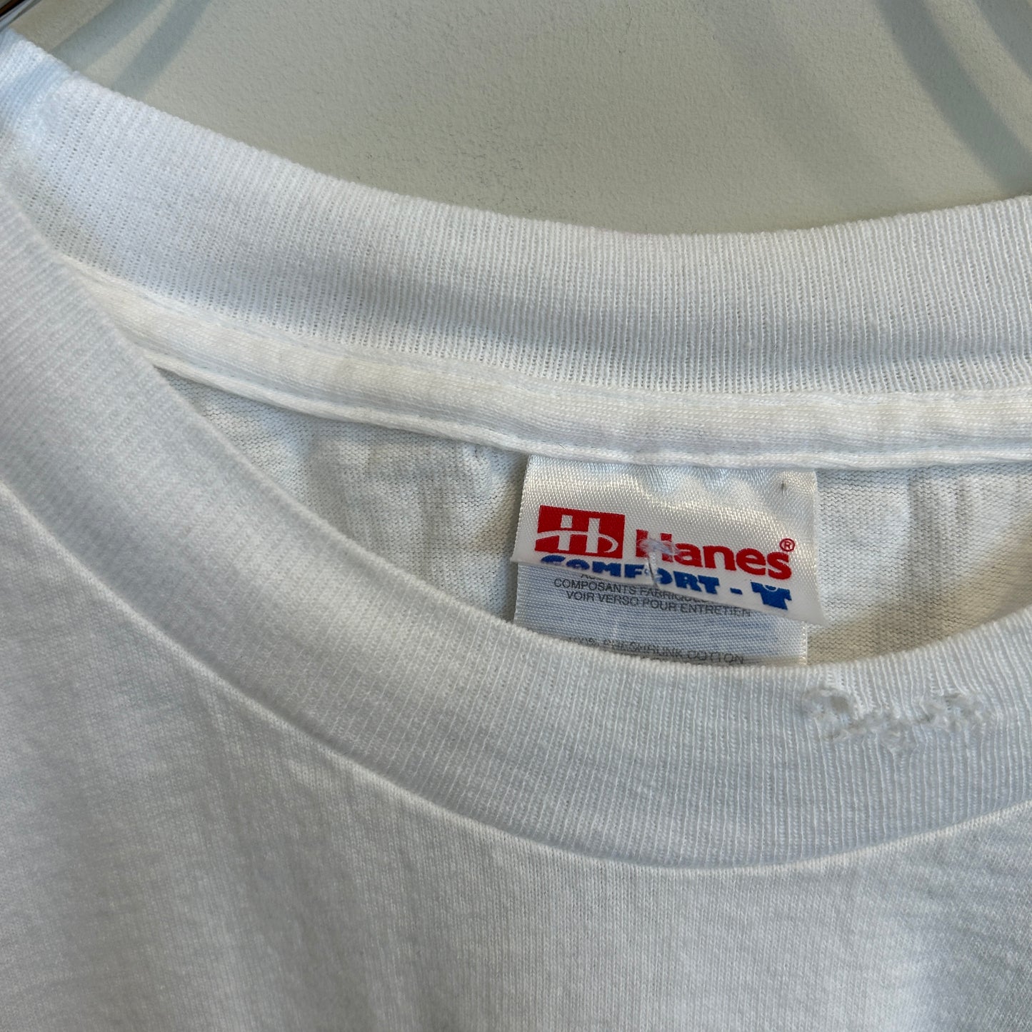 00's Hanes Mickey Mouse Macho Mouse ミッキーパロディーTシャツ スーベニア 白 (XL)/B3562T-SO