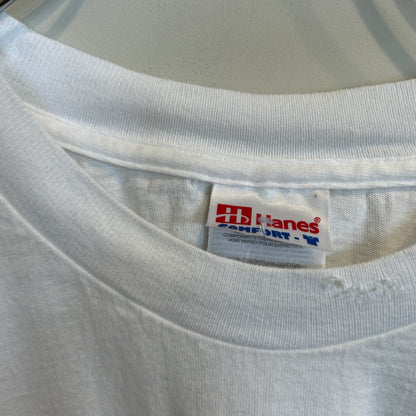 00's Hanes Mickey Mouse Macho Mouse ミッキーパロディーTシャツ スーベニア 白 (XL)/B3562T-SO