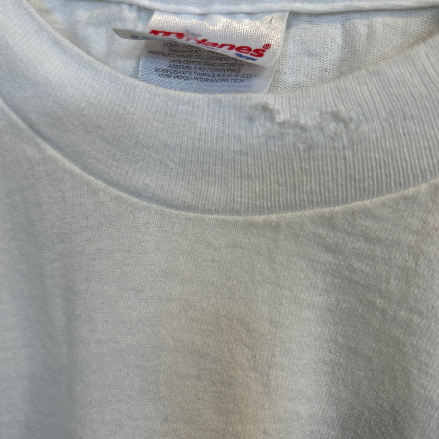 00's Hanes Mickey Mouse Macho Mouse ミッキーパロディーTシャツ スーベニア 白 (XL)/B3562T-SO