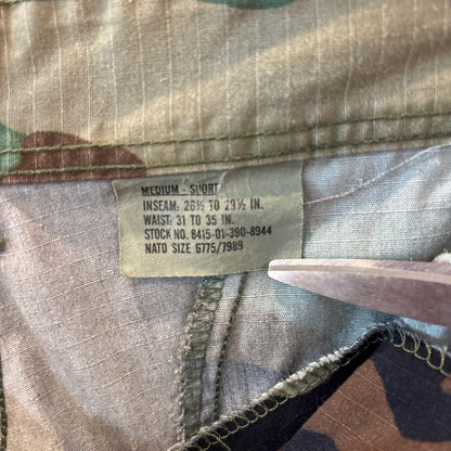 00's U.S.ARMY "HOT Weather"ウッドランドカモ コンバットカーゴパンツ/B2343P-SO