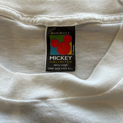 90's Mickey Unlimited ミッキー スニーカーTシャツ 白(One Size)/B1949T-SO