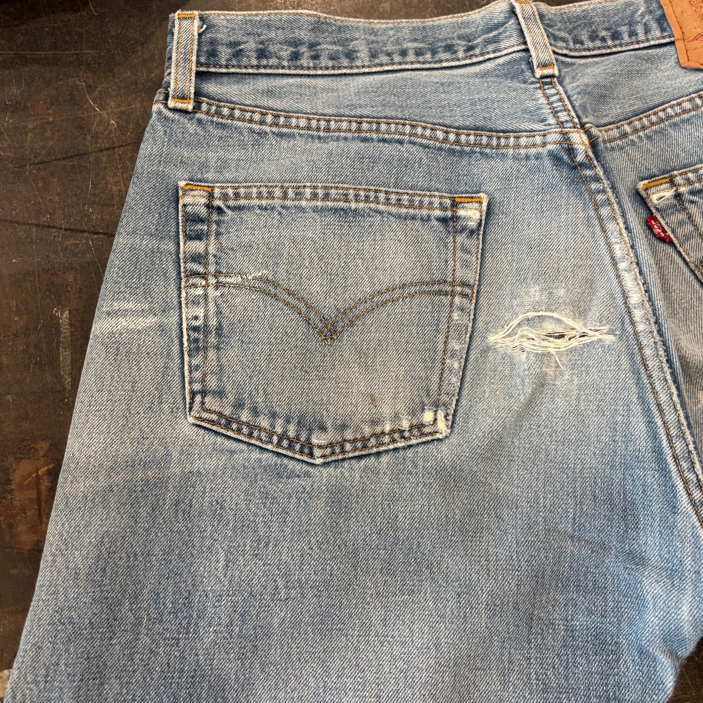 00's Levi's リーバイス 501 denim ダメージデニムパンツ (W34/L30) /A5666P-SO