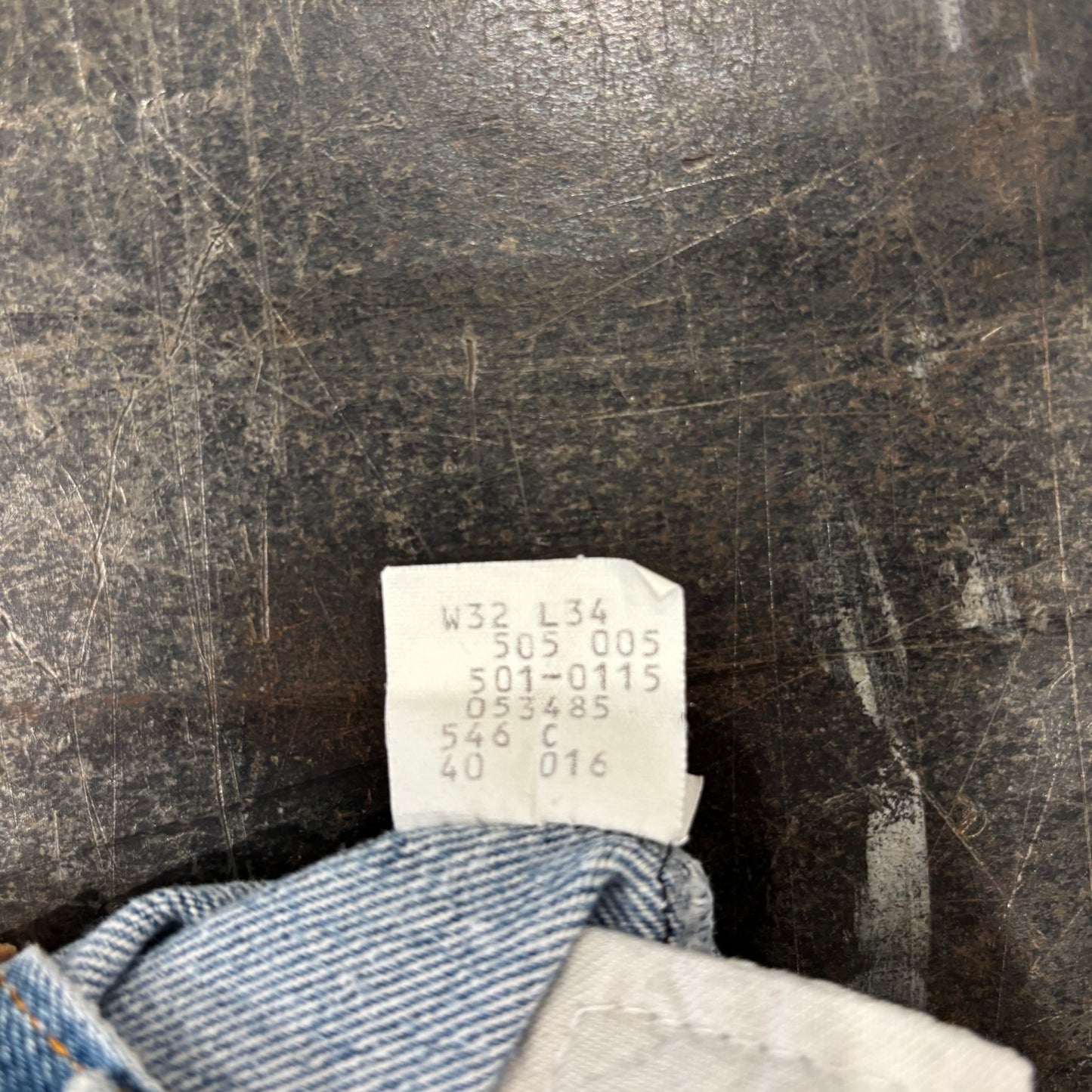 80's Levi's リーバイス 501 denim ダメージデニムパンツ (W32/L34) /A3519P-SO