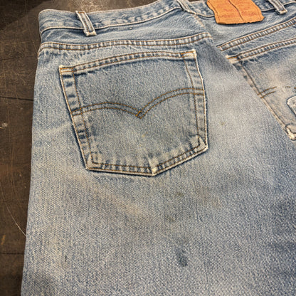 80's Levi's リーバイス 501 denim ダメージデニムパンツ (W32/L34) /A3519P-SO