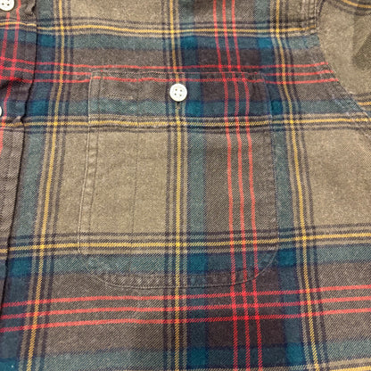 00's Ralph Lauren ラルフローレン チェックシャツ EMMONS カーキ (L)/A7870S-SO