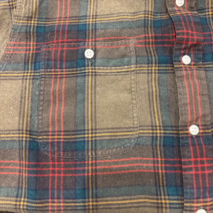 00's Ralph Lauren ラルフローレン チェックシャツ EMMONS カーキ (L)/A7870S-SO