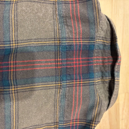 00's Ralph Lauren ラルフローレン チェックシャツ EMMONS カーキ (L)/A7870S-SO