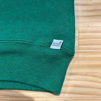 90's RUSSELL ATHLETIC ”BG" パッチ カレッジ スウェット グリーン (XL)/B0180S-SO