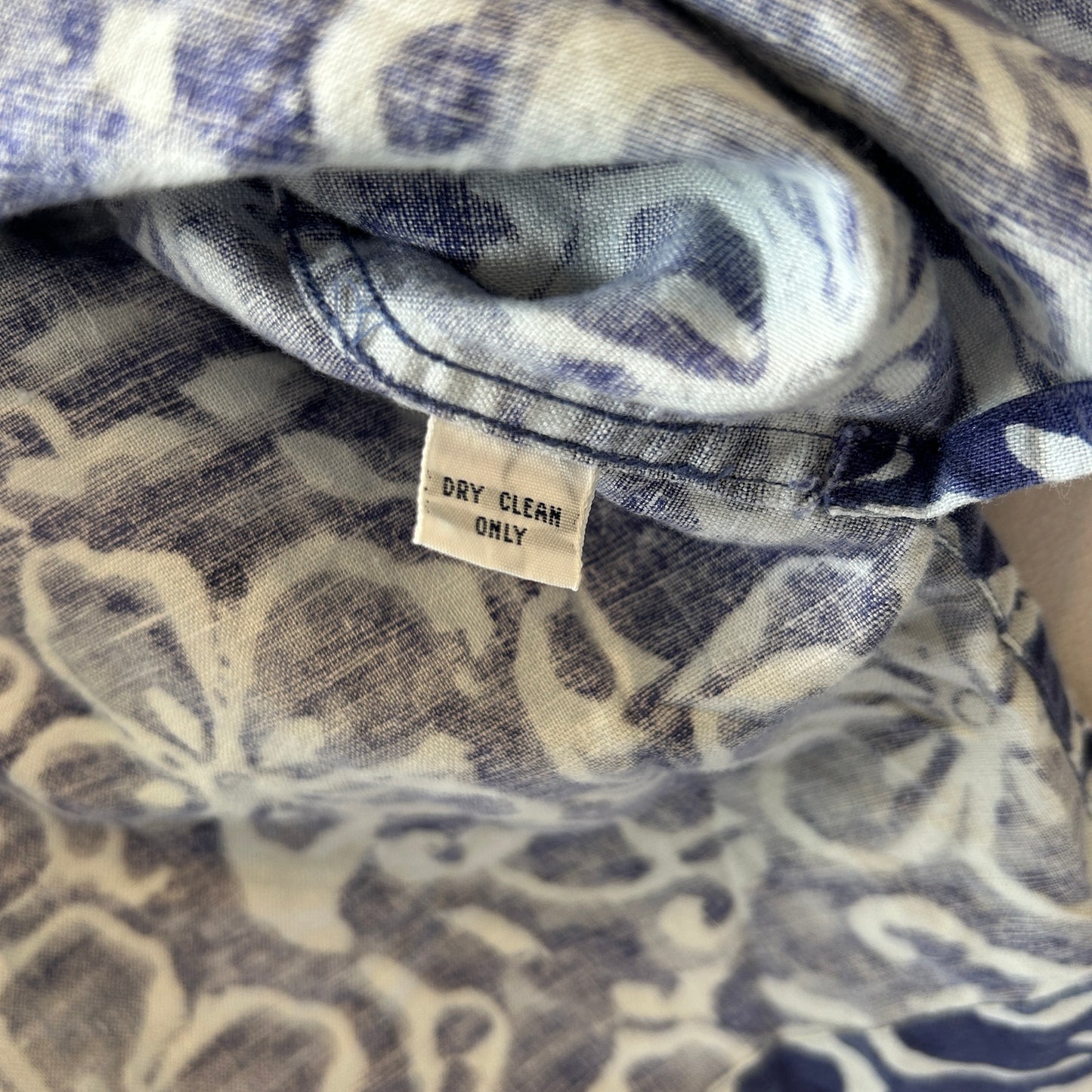 90's Polo by Ralph Lauren ラルフローレン ”CALDWELL" リネン/コットン オープンカラーシャツ ネイビー(M)/C0881SH-SO