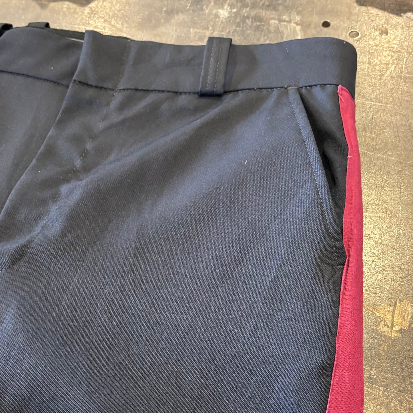 00's Horace Small ラインスラックス ブラック (34R) /B0522P-SO