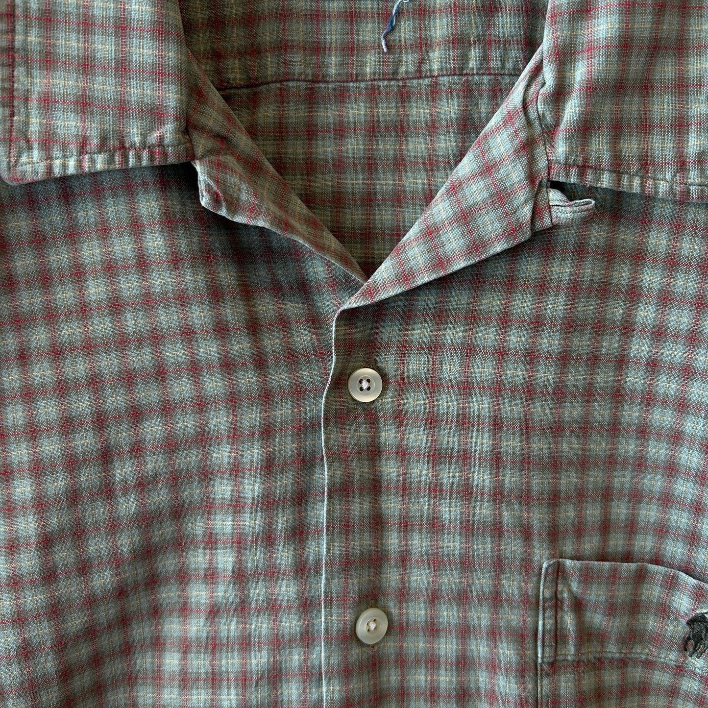 90's Polo by Ralph Lauren "ADAMS" ラルフ オープンカラーシャツ チェック (XL)/C0882SH-SO