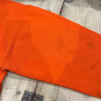 90's ~ RUSSELL ATHLETICS ”CLEMSON” カレッジ スウェット オレンジ (不明)/B1594S-SO