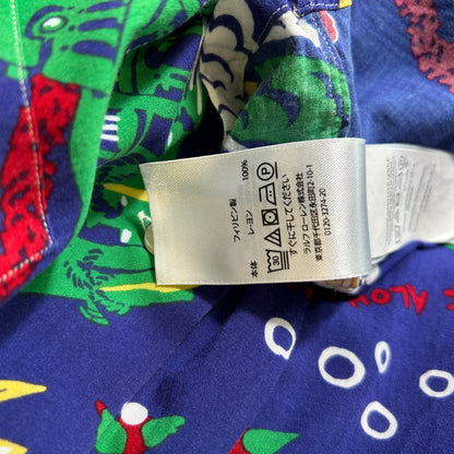 Polo by Ralph Lauren ラルフ  レーヨン アロハシャツ ブルー(M)/C0883SH-SO