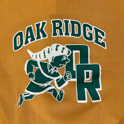 00's RUSSELL ATHLETIC ”OAK RIDGE" カレッジ スウェット マスタード(XL)/B2847S-SO