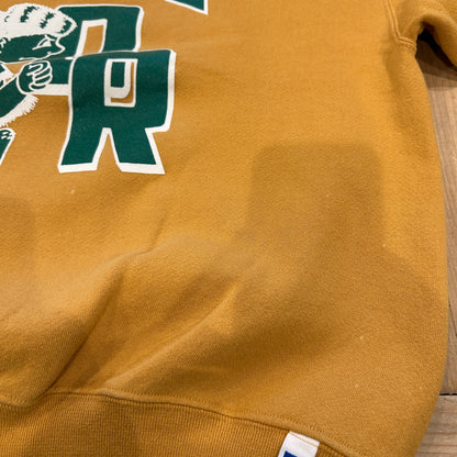 00's RUSSELL ATHLETIC ”OAK RIDGE" カレッジ スウェット マスタード(XL)/B2847S-SO