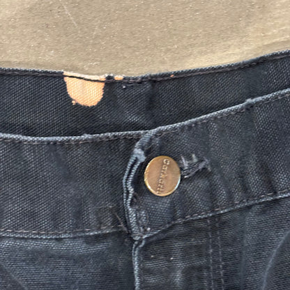 00's Carhartt カーハート ペインターパンツ 黒 (サイズ不明)/B1015P-SO